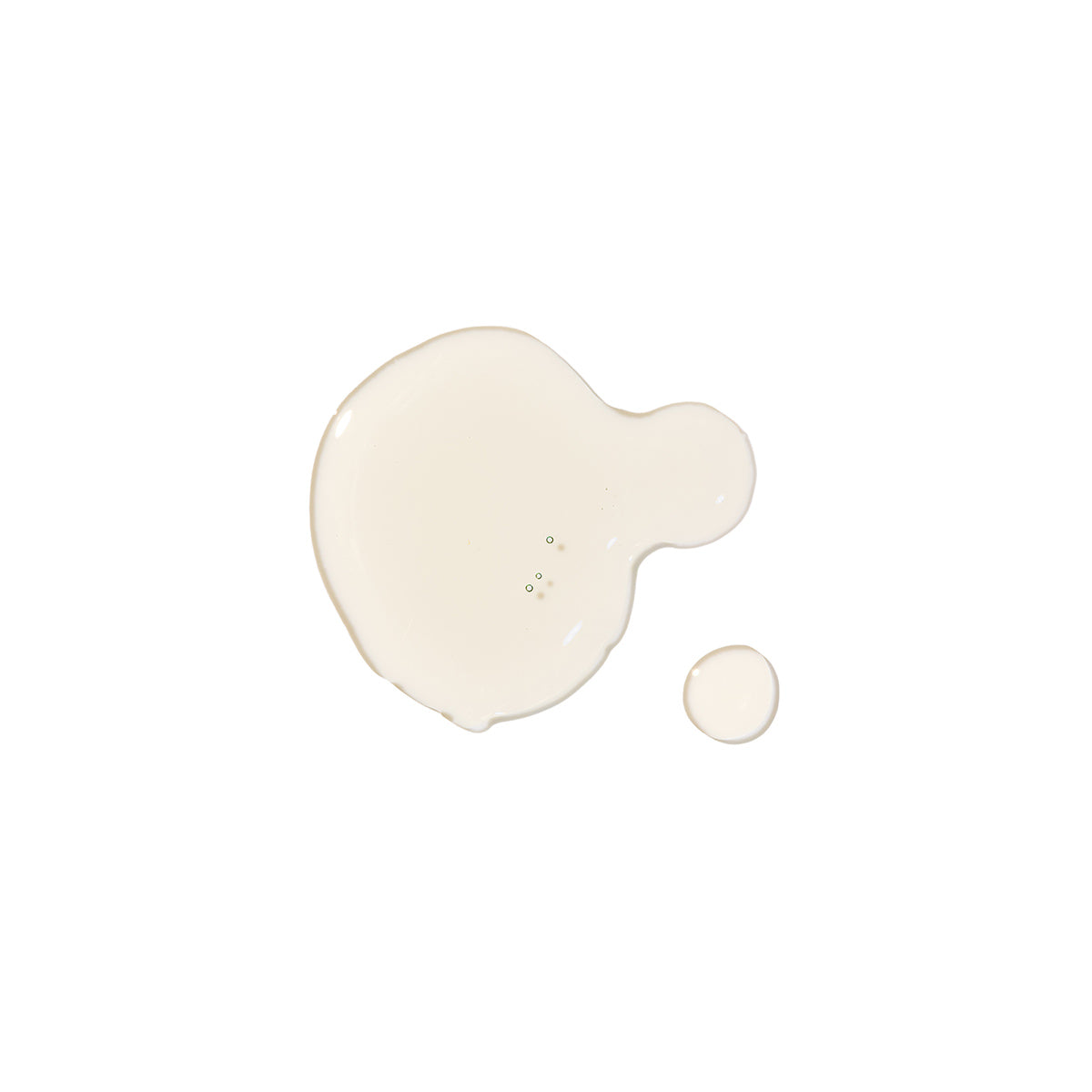 Drops of Hair Oil on a white background