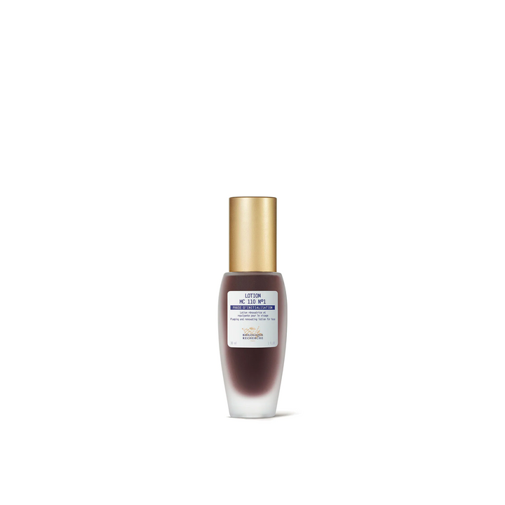 A professional-grade booster available for use at home, Lotion MC 110 is an ideal plumping, refining and repairing treatment for balanced complexions and those concerned with a loss of collagen, laxity, fine lines and finer skins. Fortified with hydrating Lactic Acid to gently exfoliate the complexion, while Sponge and Burdock Extracts purify, firm and boost skin density.