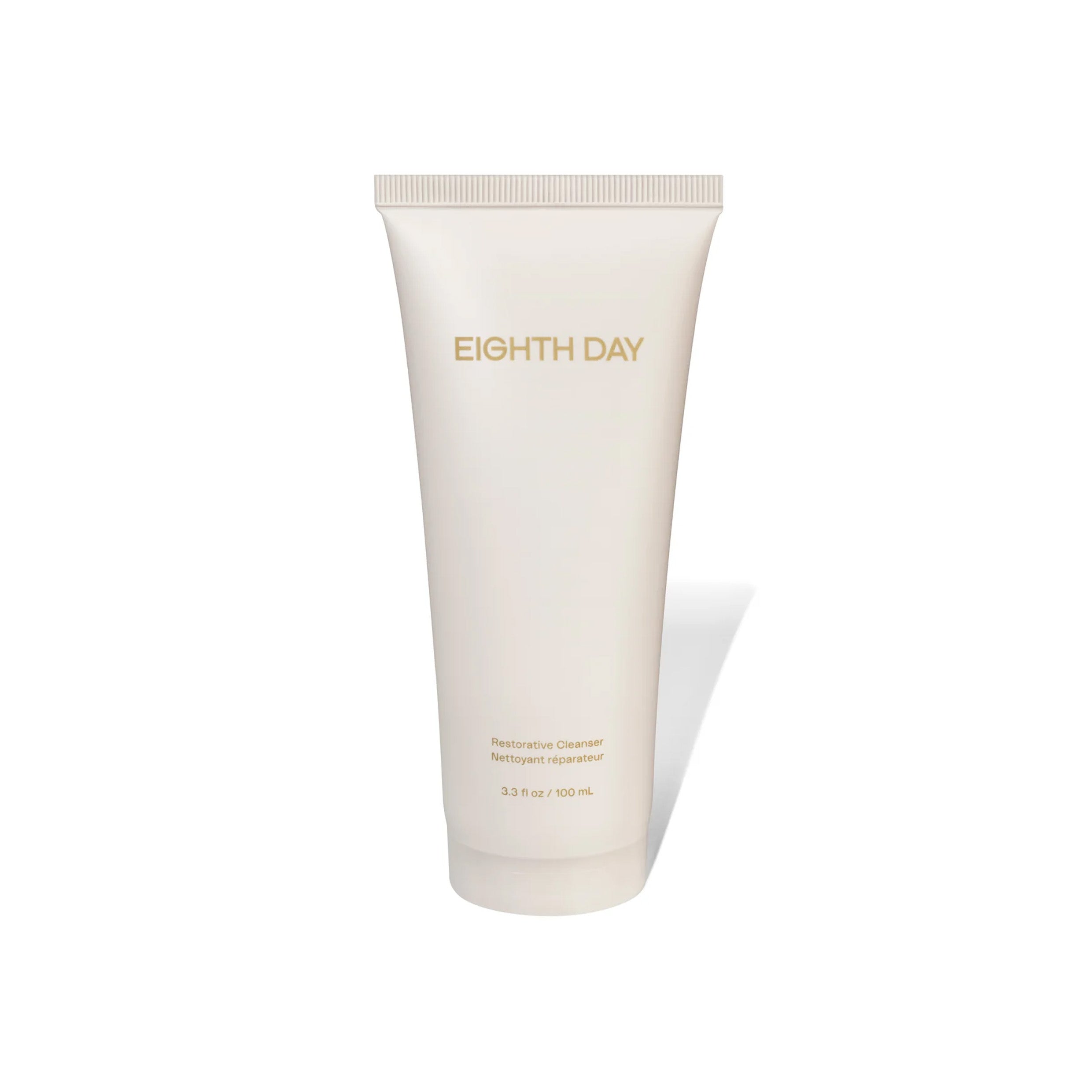 Tube of 'Eighth Day' product on a white background